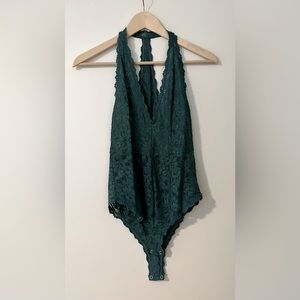 Free People Women’s Lace Bodysuit Top